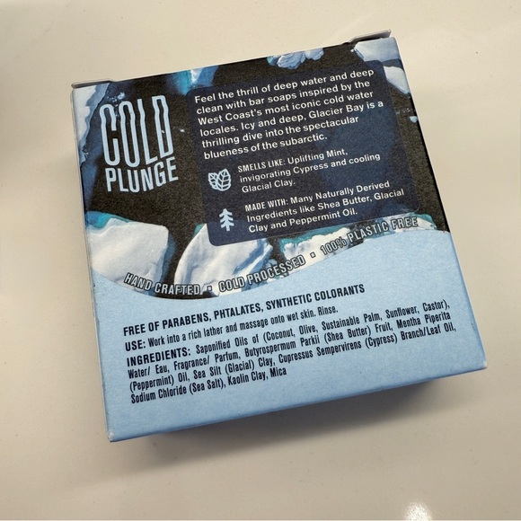 Every Man Jack Glacier Bay Deodorant Soap 5oz Mint & Clay Bar Set of 2 Shower - Picture 3 of 5